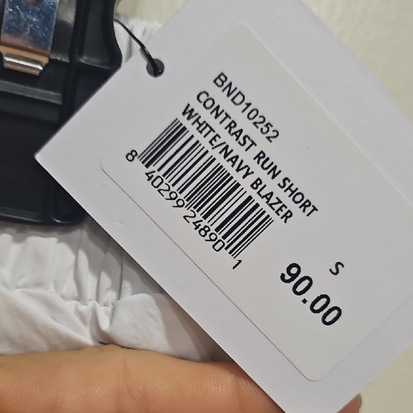 Bandier White Layered Athletic Running Shorts Small NWT - Picture 2 of 7